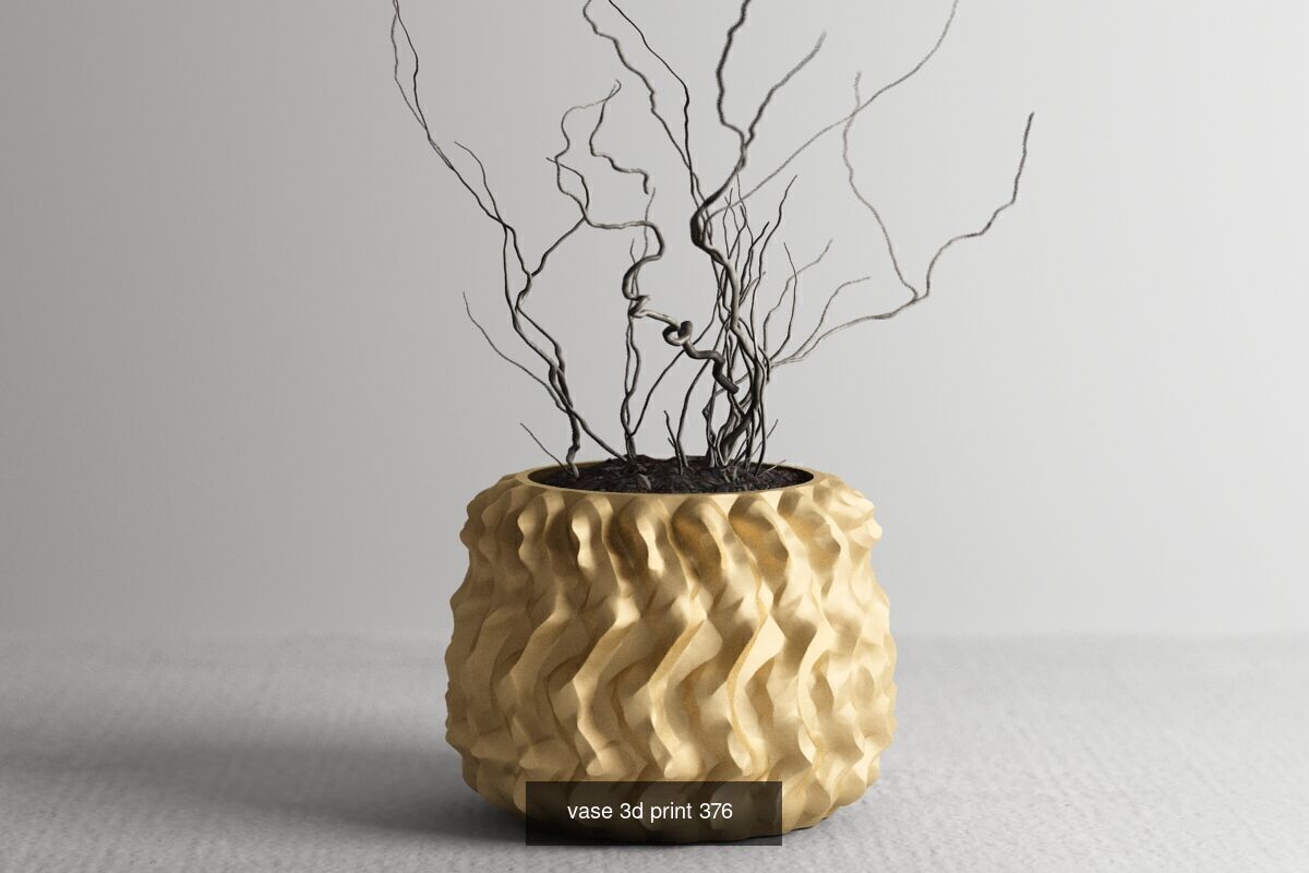 95 vase pot 3d print models huge pack 3D Model Collection_66