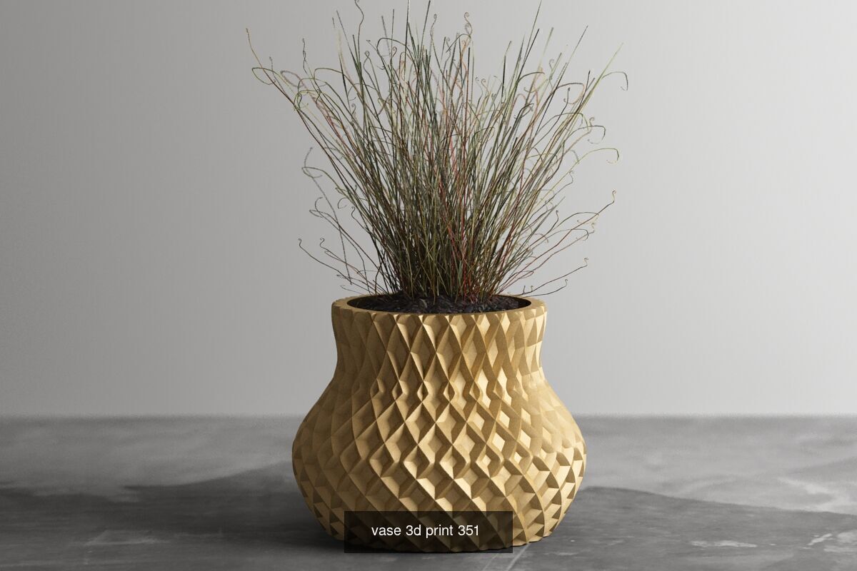 95 vase pot 3d print models huge pack 3D Model Collection_91