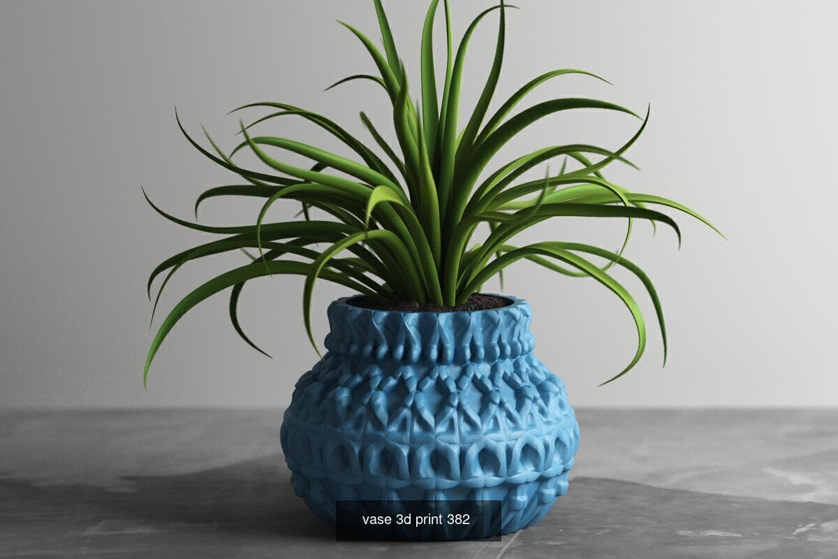 95 vase pot 3d print models huge pack 3D Model Collection_60