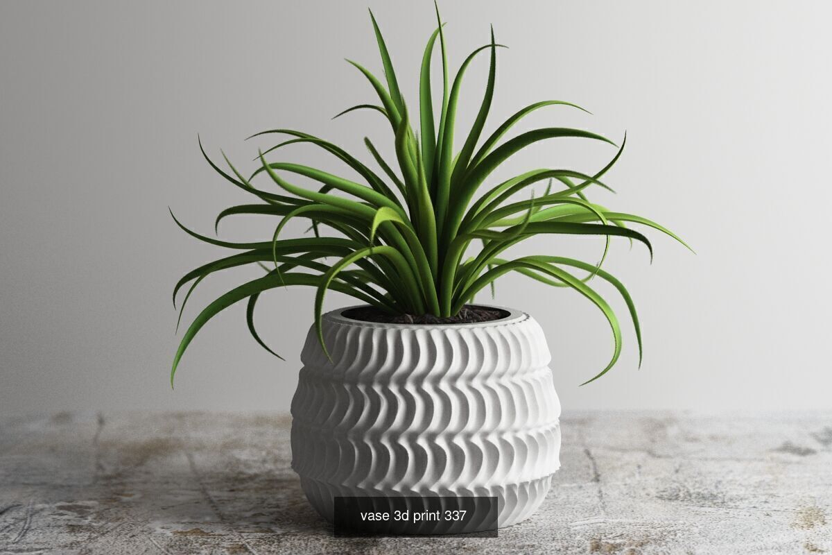95 vase pot 3d print models huge pack 3D Model Collection_105