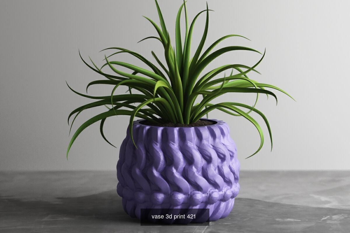 95 vase pot 3d print models huge pack 3D Model Collection_24