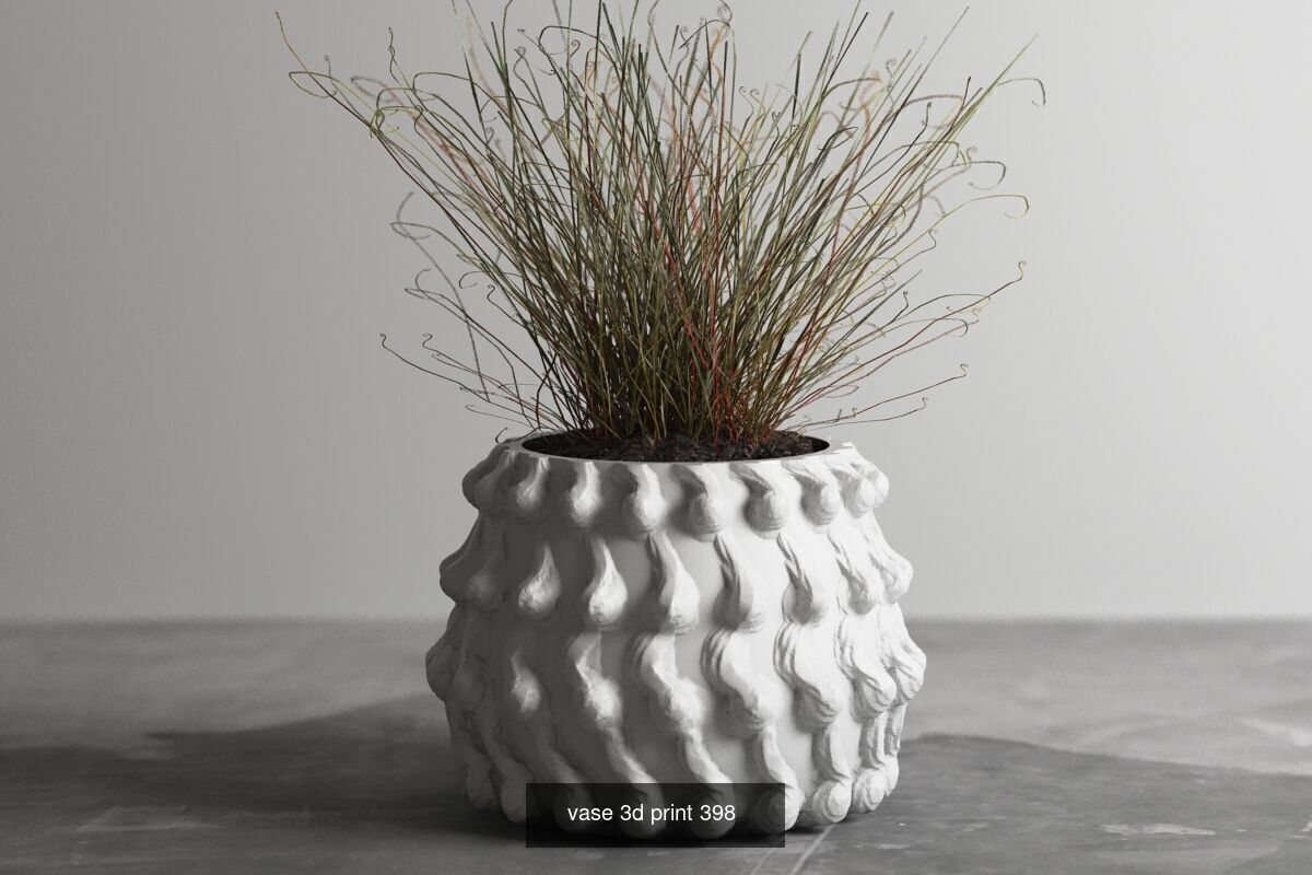 95 vase pot 3d print models huge pack 3D Model Collection_44