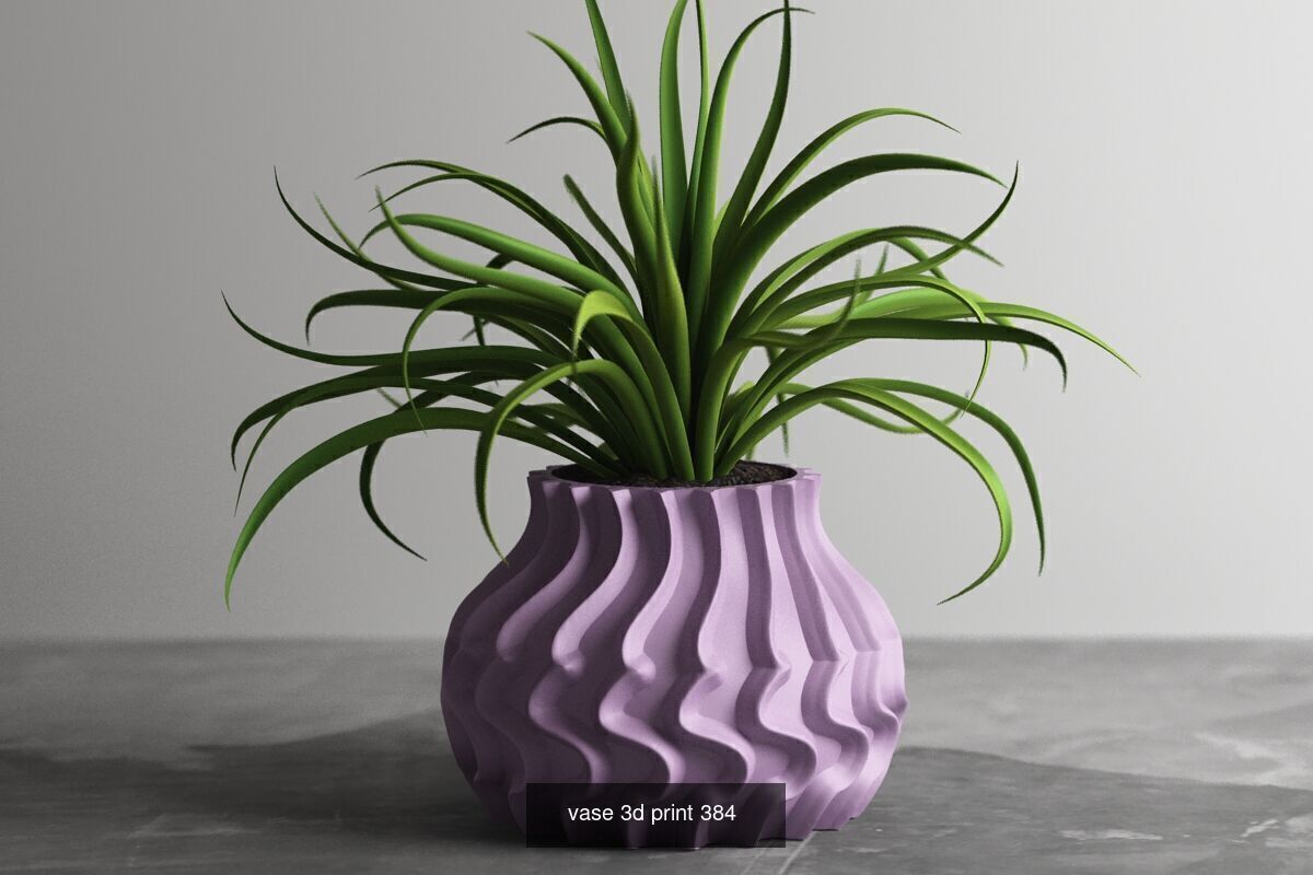 95 vase pot 3d print models huge pack 3D Model Collection_58
