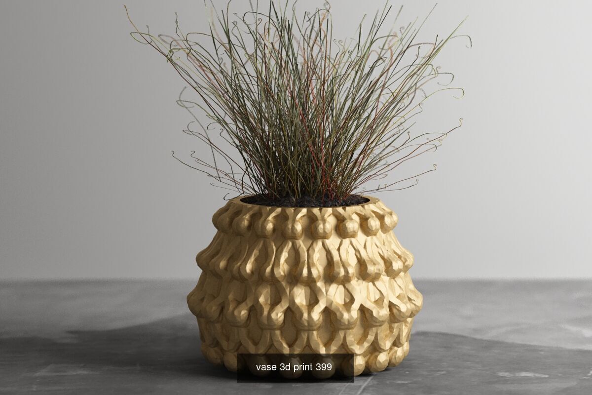 95 vase pot 3d print models huge pack 3D Model Collection_43