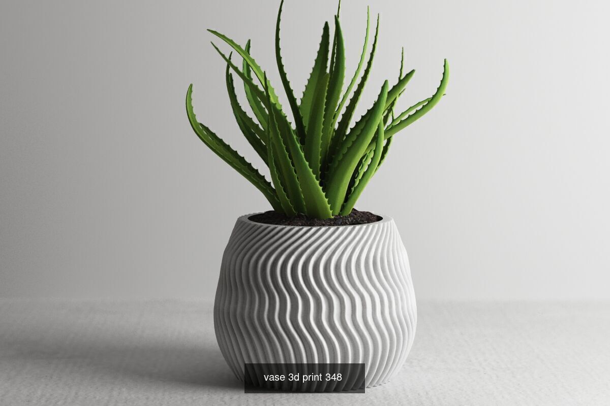 95 vase pot 3d print models huge pack 3D Model Collection_94