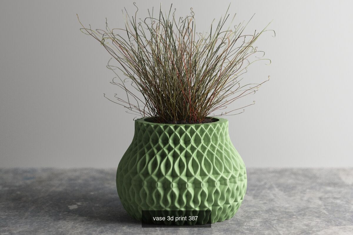 95 vase pot 3d print models huge pack 3D Model Collection_55