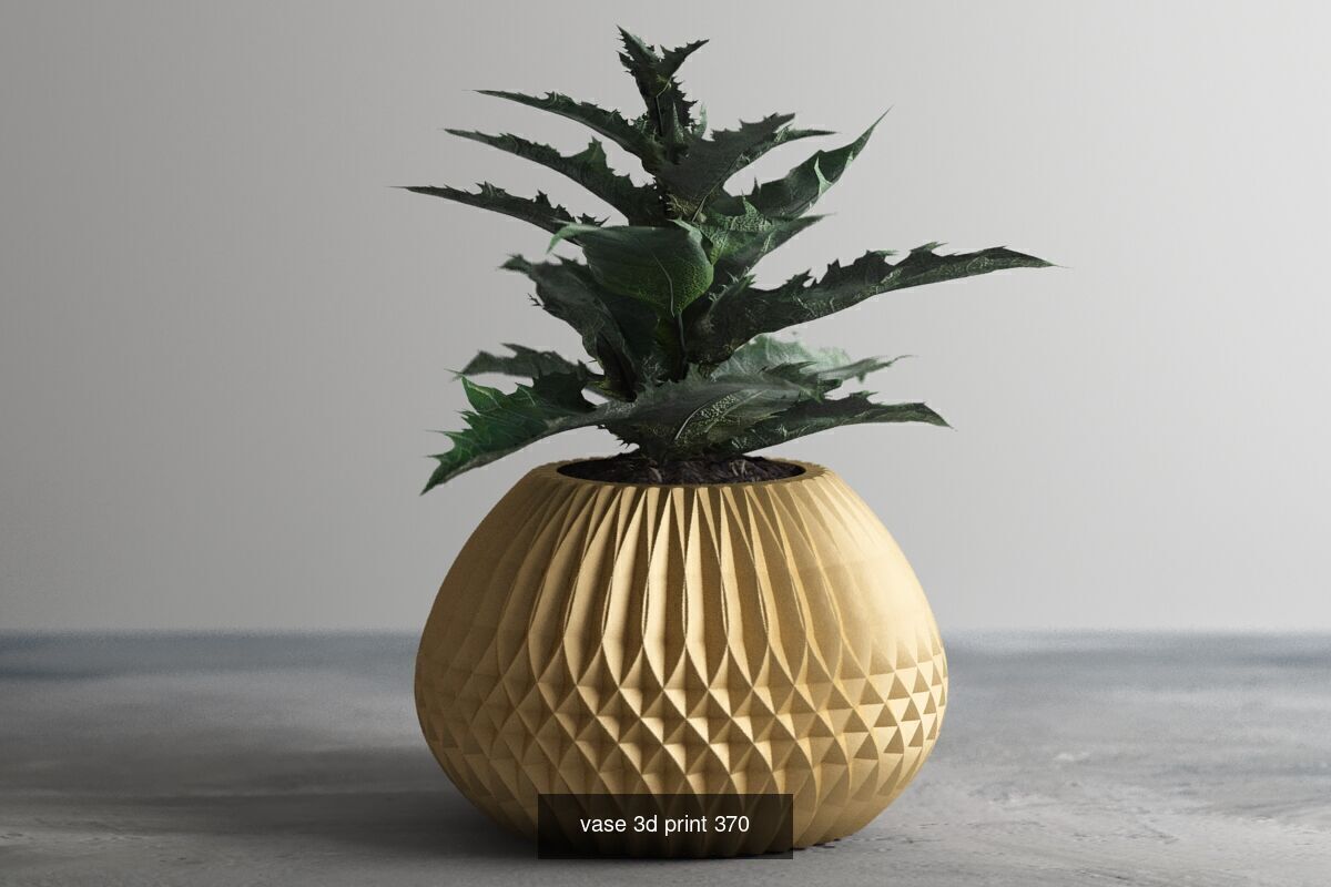 95 vase pot 3d print models huge pack 3D Model Collection_72