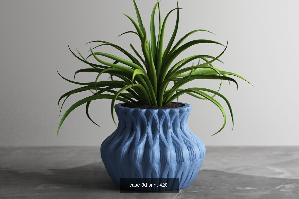 95 vase pot 3d print models huge pack 3D Model Collection_25