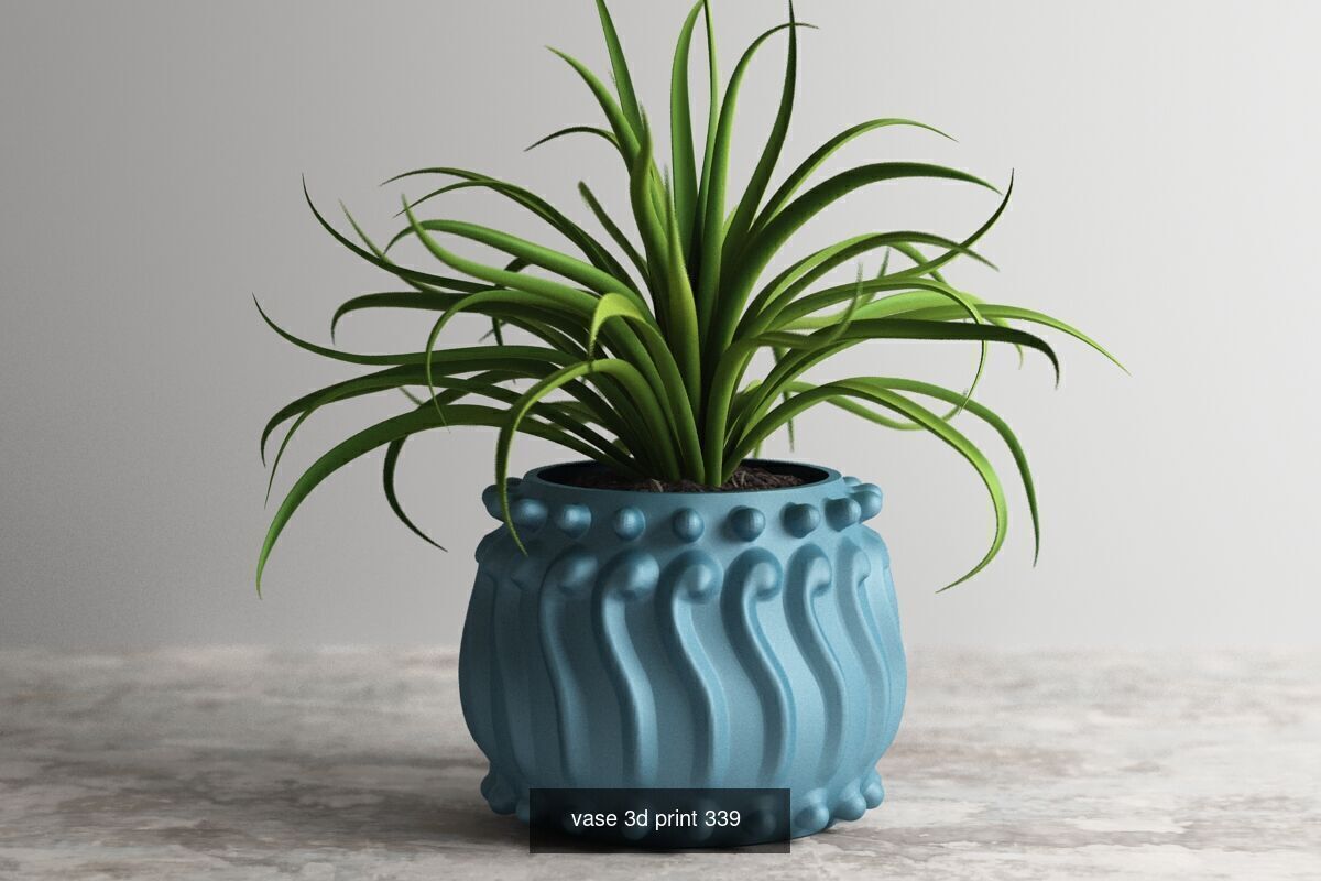 95 vase pot 3d print models huge pack 3D Model Collection_103