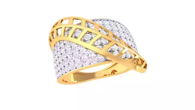 Women Ring MTL 3dm STL OBJ FBX Details 3D print model