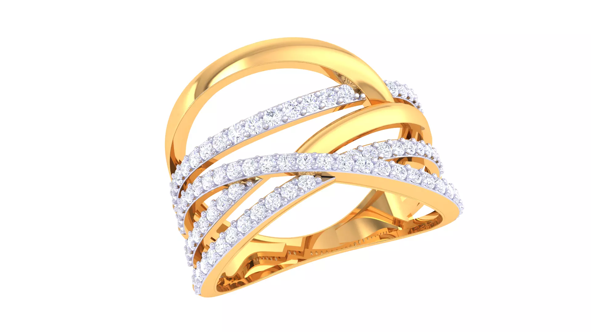 Women Ring MTL 3dm STL OBJ FBX Details 3D print model_0