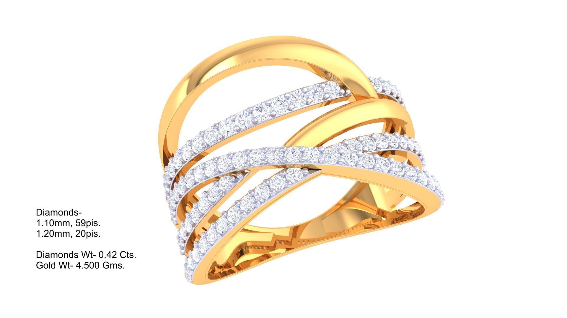 Women Ring MTL 3dm STL OBJ FBX Details 3D print model_2