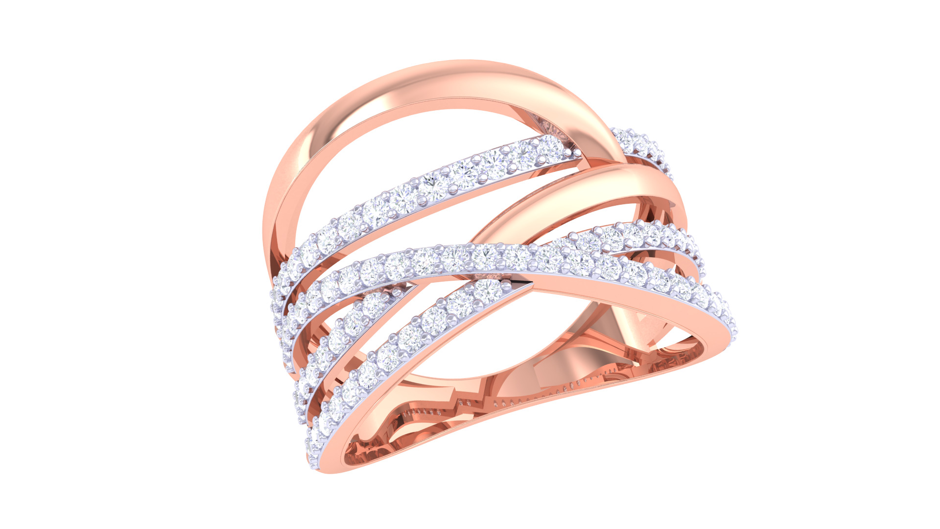 Women Ring MTL 3dm STL OBJ FBX Details 3D print model_1
