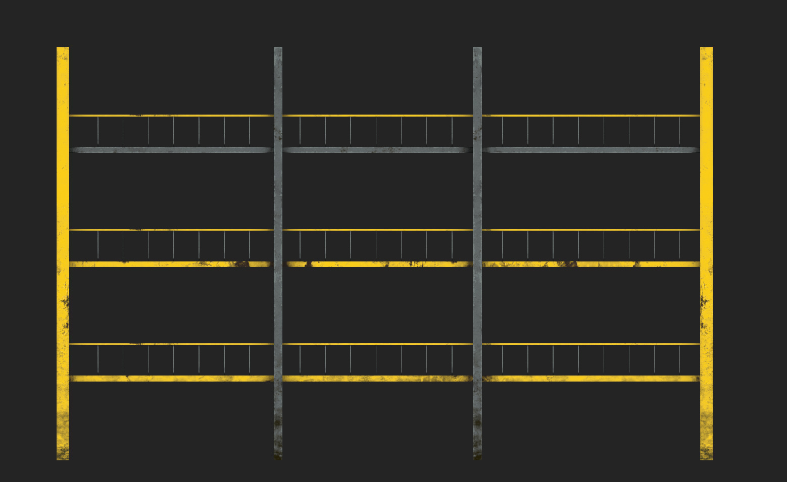 Container Stacking Racks Low-poly 3D model_8
