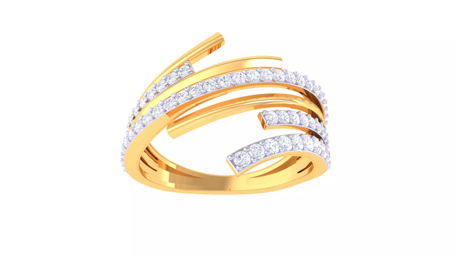   Women Ring MTL 3dm STL OBJ FBX Details 3D print model_0