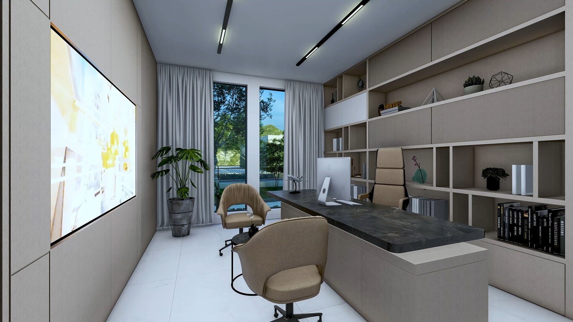 NEO Villa Exterior Design and Interior  3D model_8