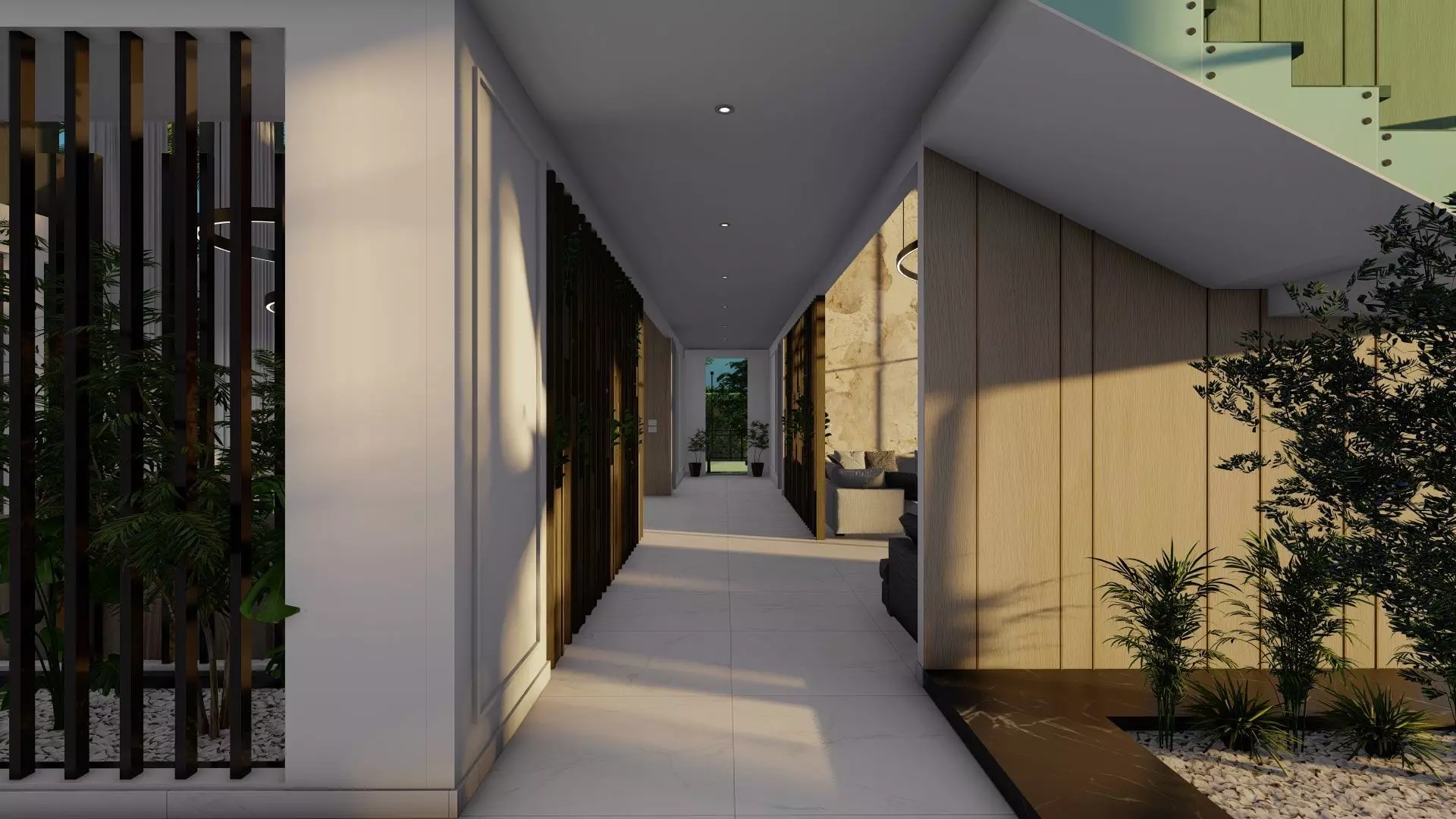 NEO Villa Exterior Design and Interior  3D model_38