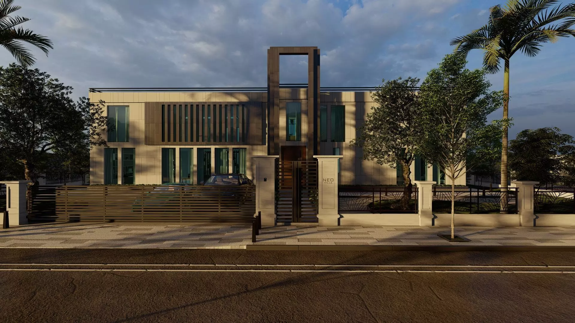 NEO Villa Exterior Design and Interior  3D model_37