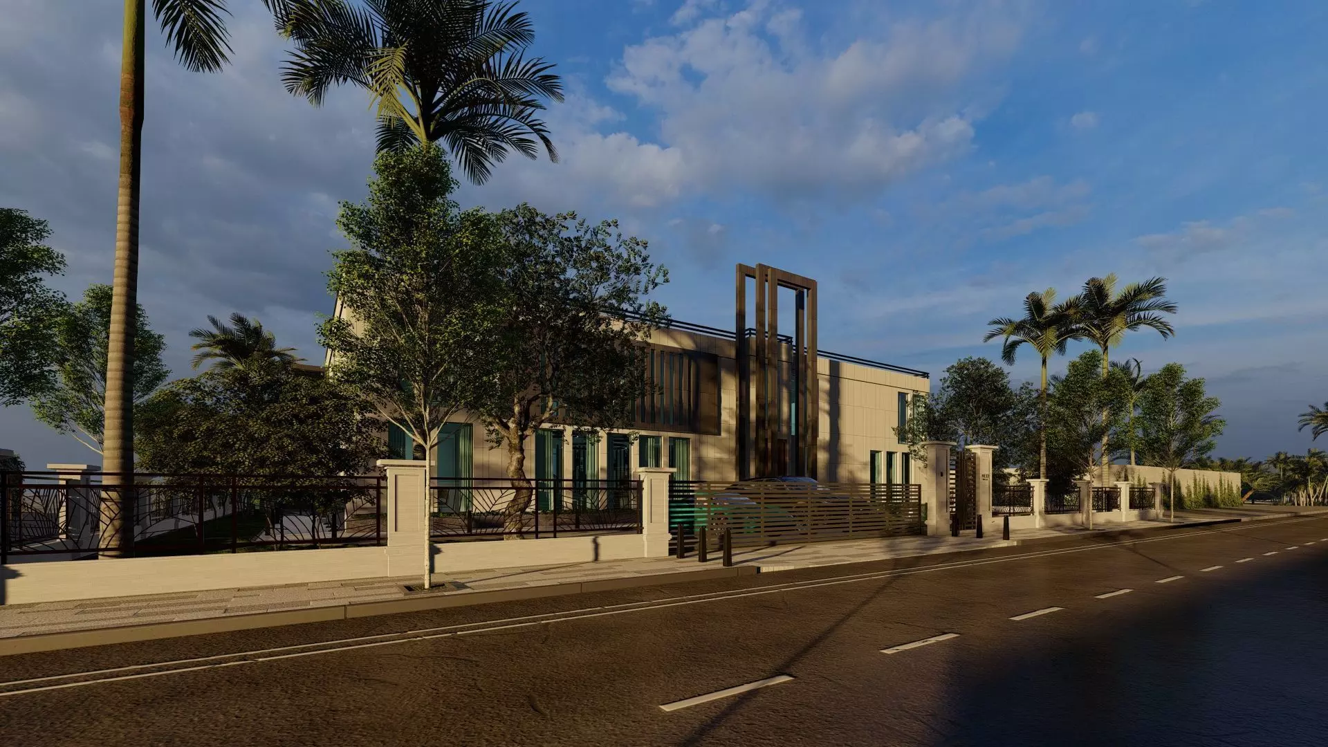 NEO Villa Exterior Design and Interior  3D model_36