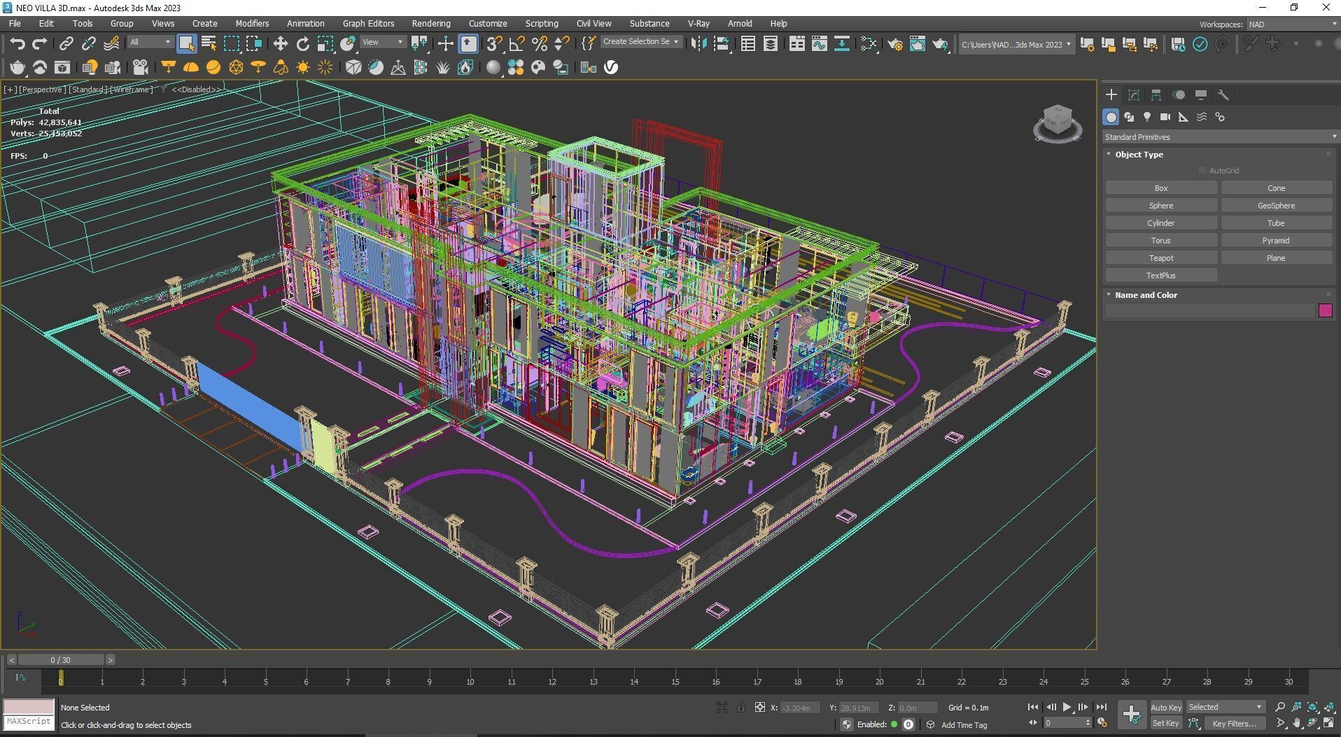 NEO Villa Exterior Design and Interior  3D model_30