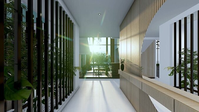 NEO Villa Exterior Design and Interior  3D model 5
