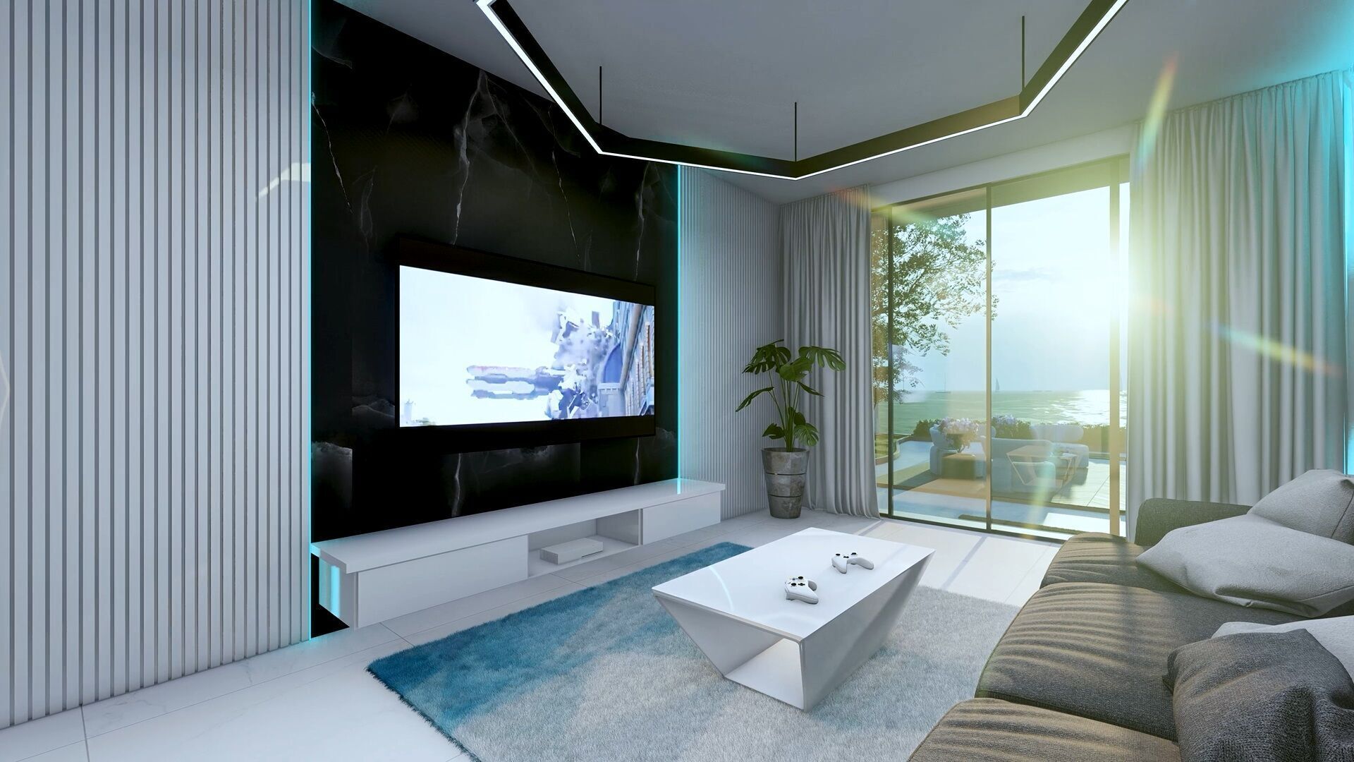 NEO Villa Exterior Design and Interior  3D model_9