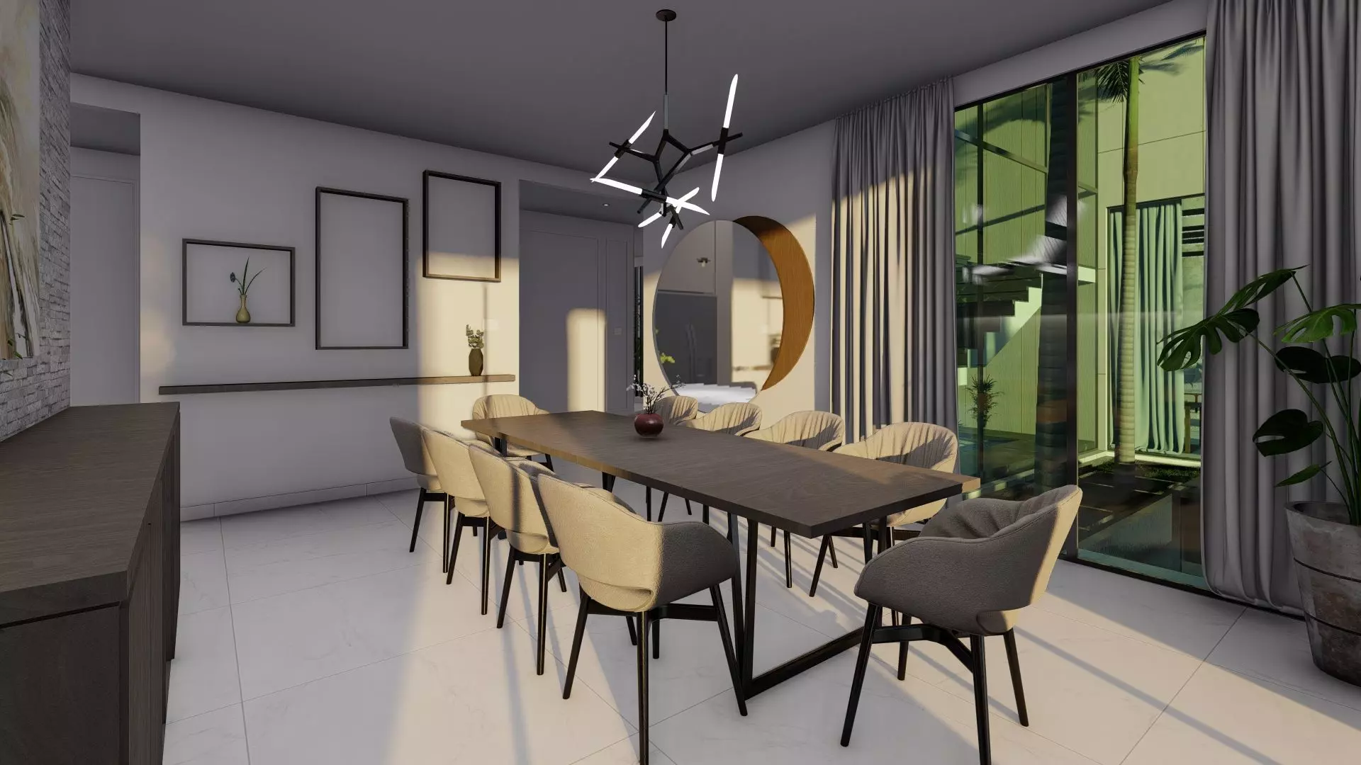 NEO Villa Exterior Design and Interior  3D model_33