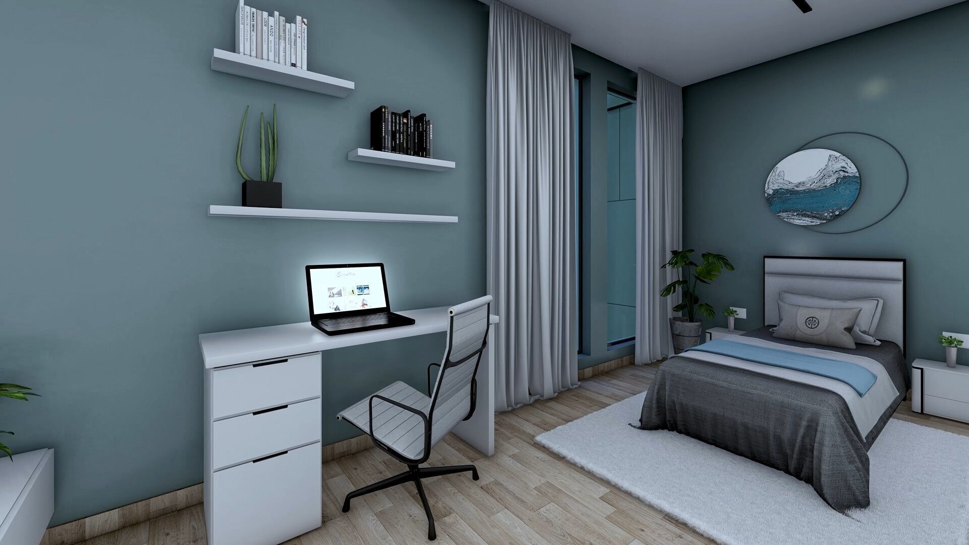 NEO Villa Exterior Design and Interior  3D model_18