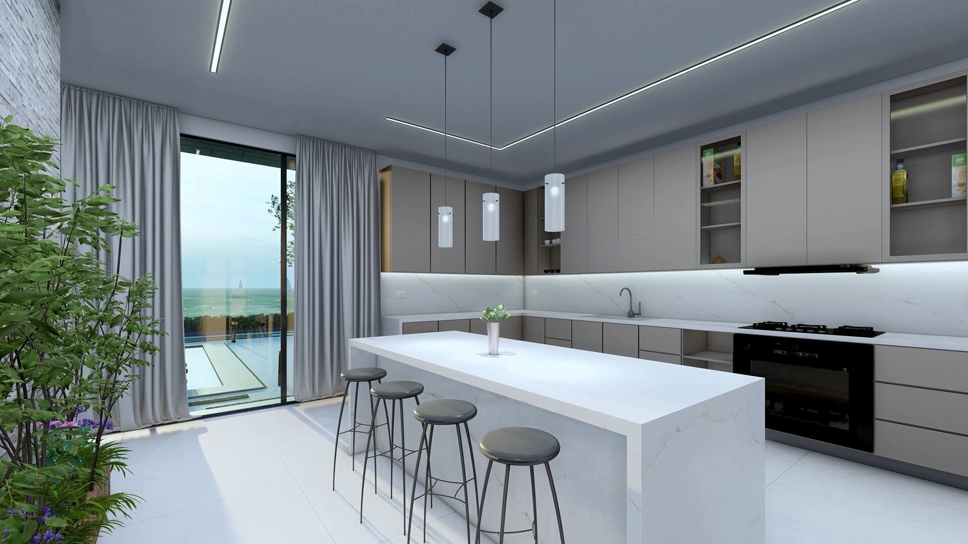 NEO Villa Exterior Design and Interior  3D model_11