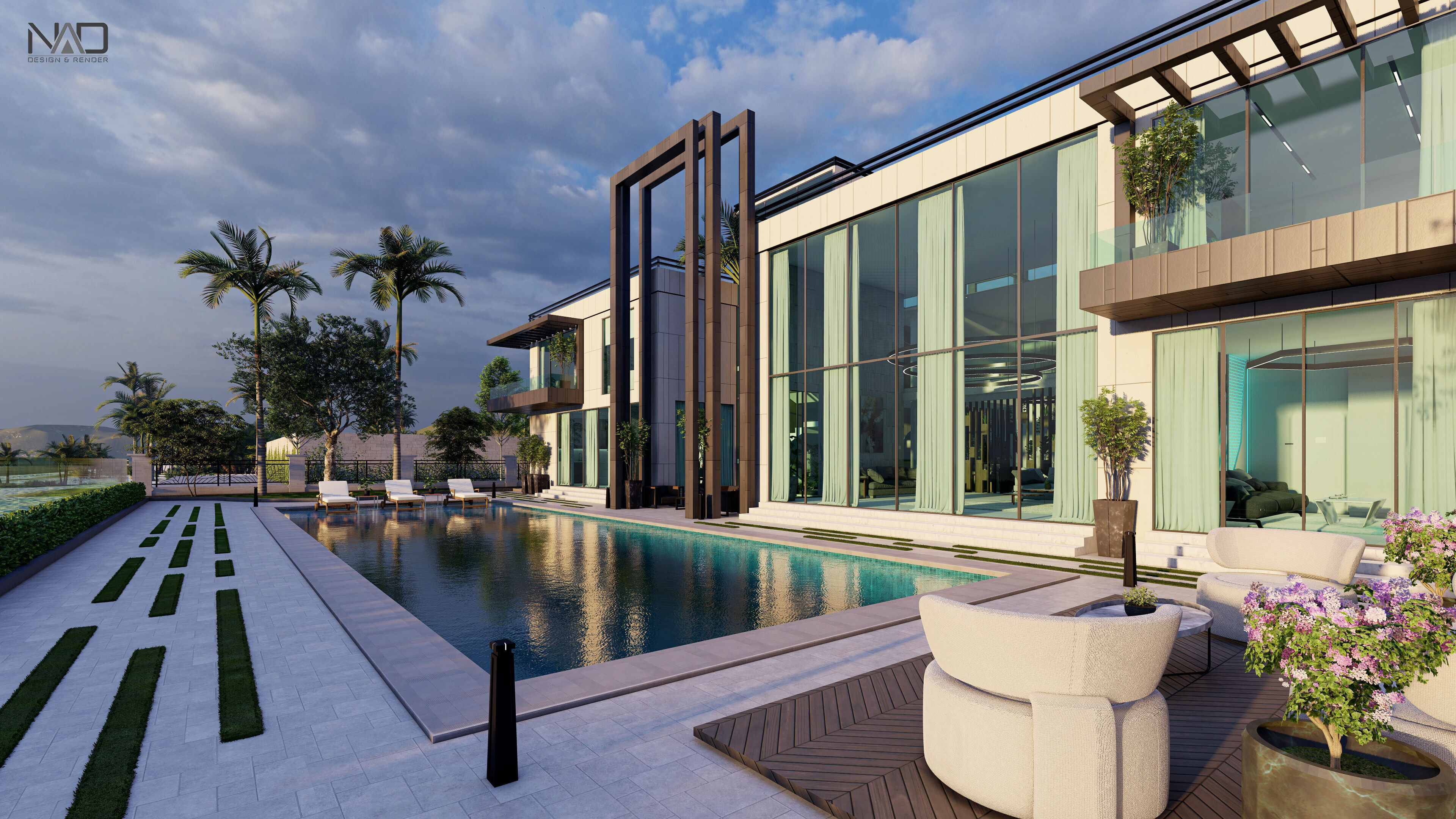 NEO Villa Exterior Design and Interior  3D model_28