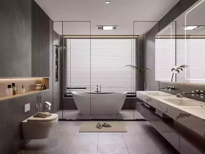 Bathroom 102 3D model