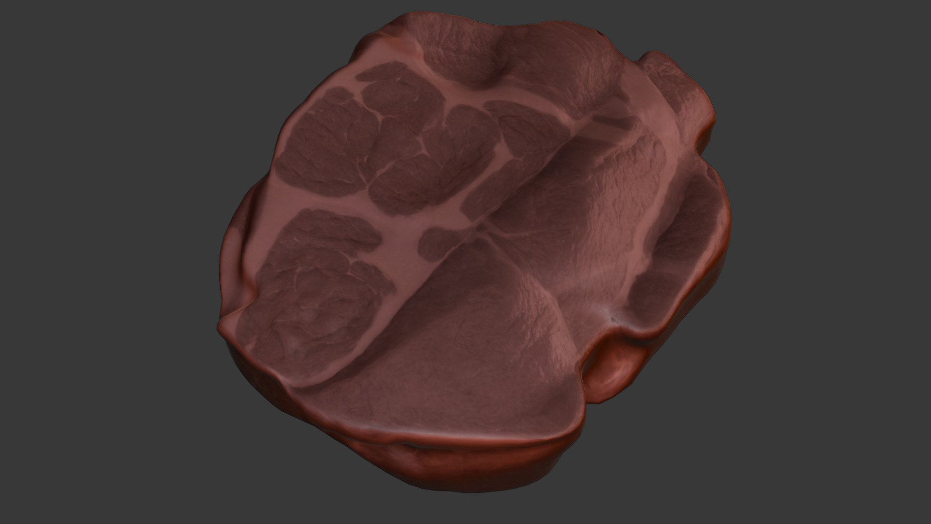 Beef Shoulder meat Low Poly Low-poly 3D model_33