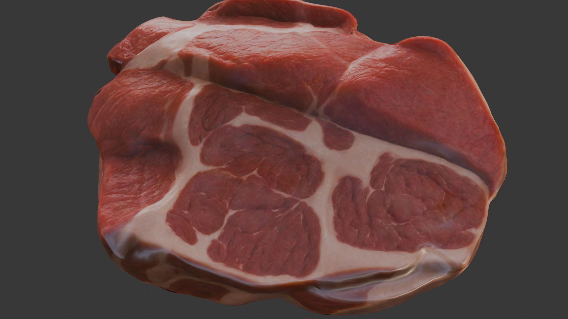 Beef Shoulder meat Low Poly Low-poly 3D model_24