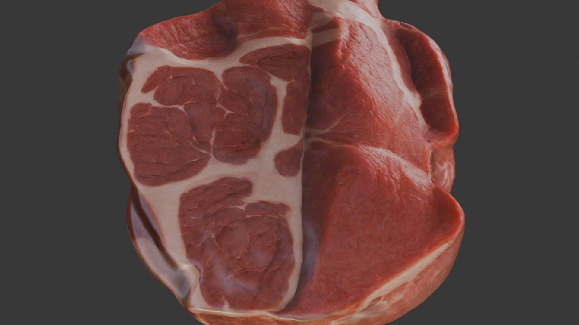 Beef Shoulder meat Low Poly Low-poly 3D model_27