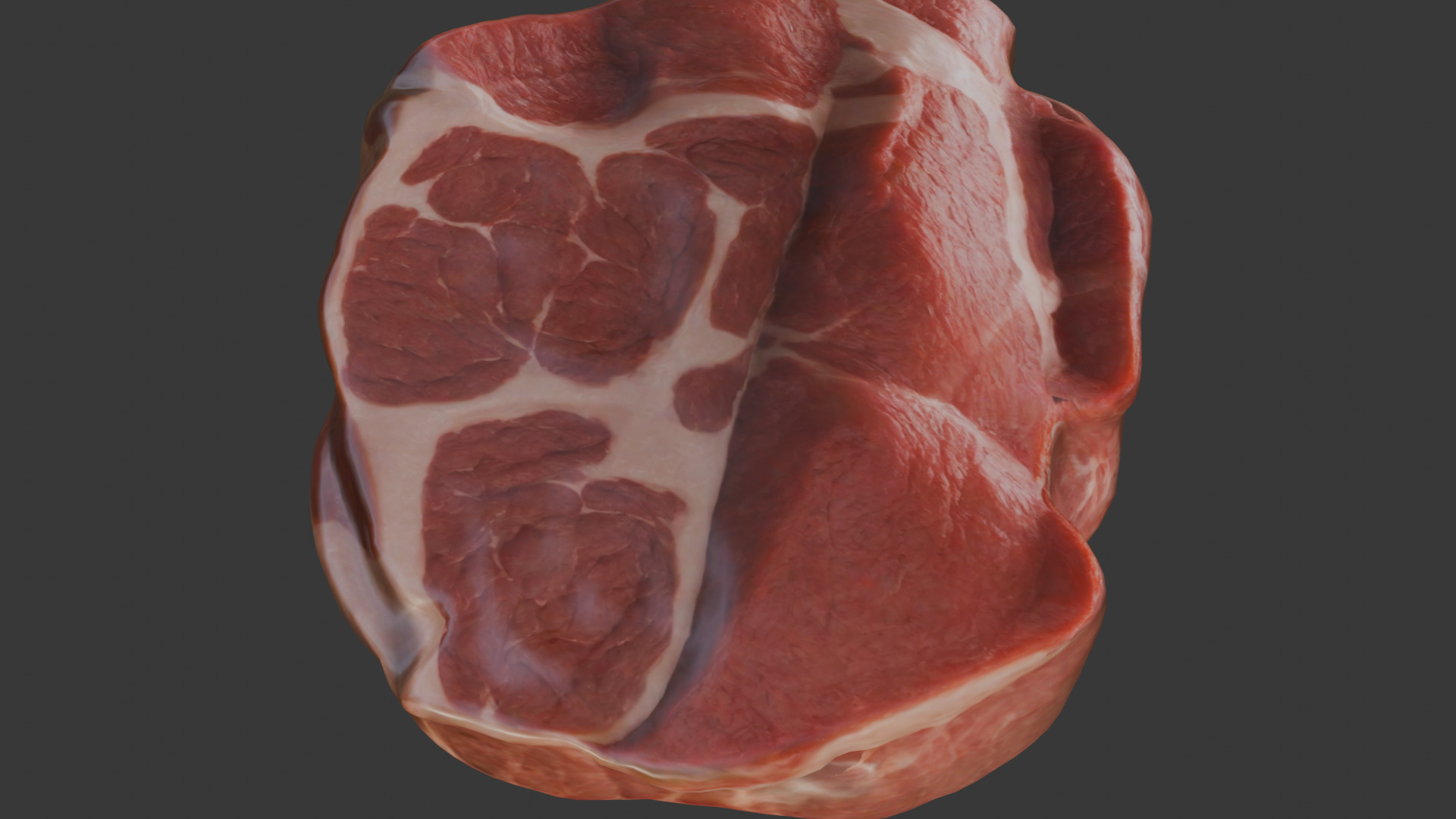 Beef Shoulder meat Low Poly Low-poly 3D model_18