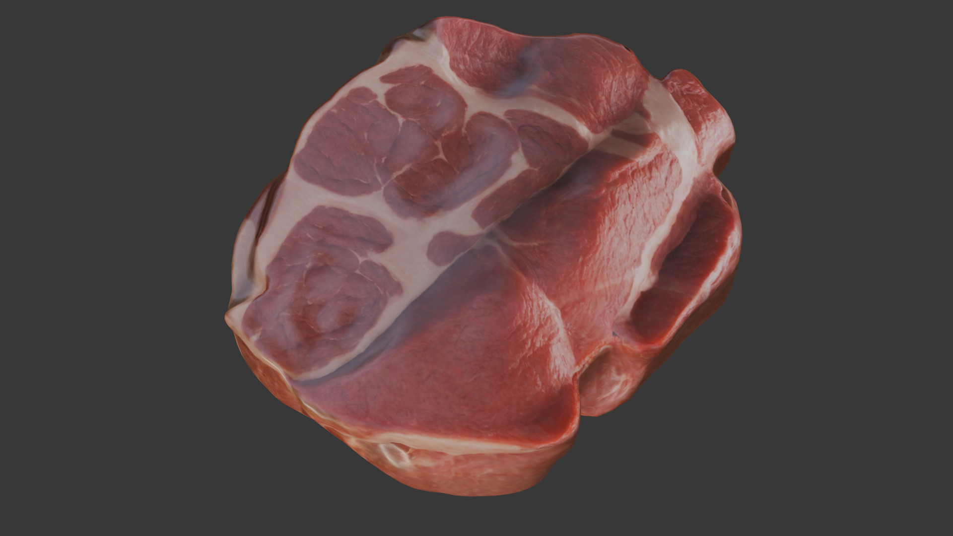 Beef Shoulder meat Low Poly Low-poly 3D model_17