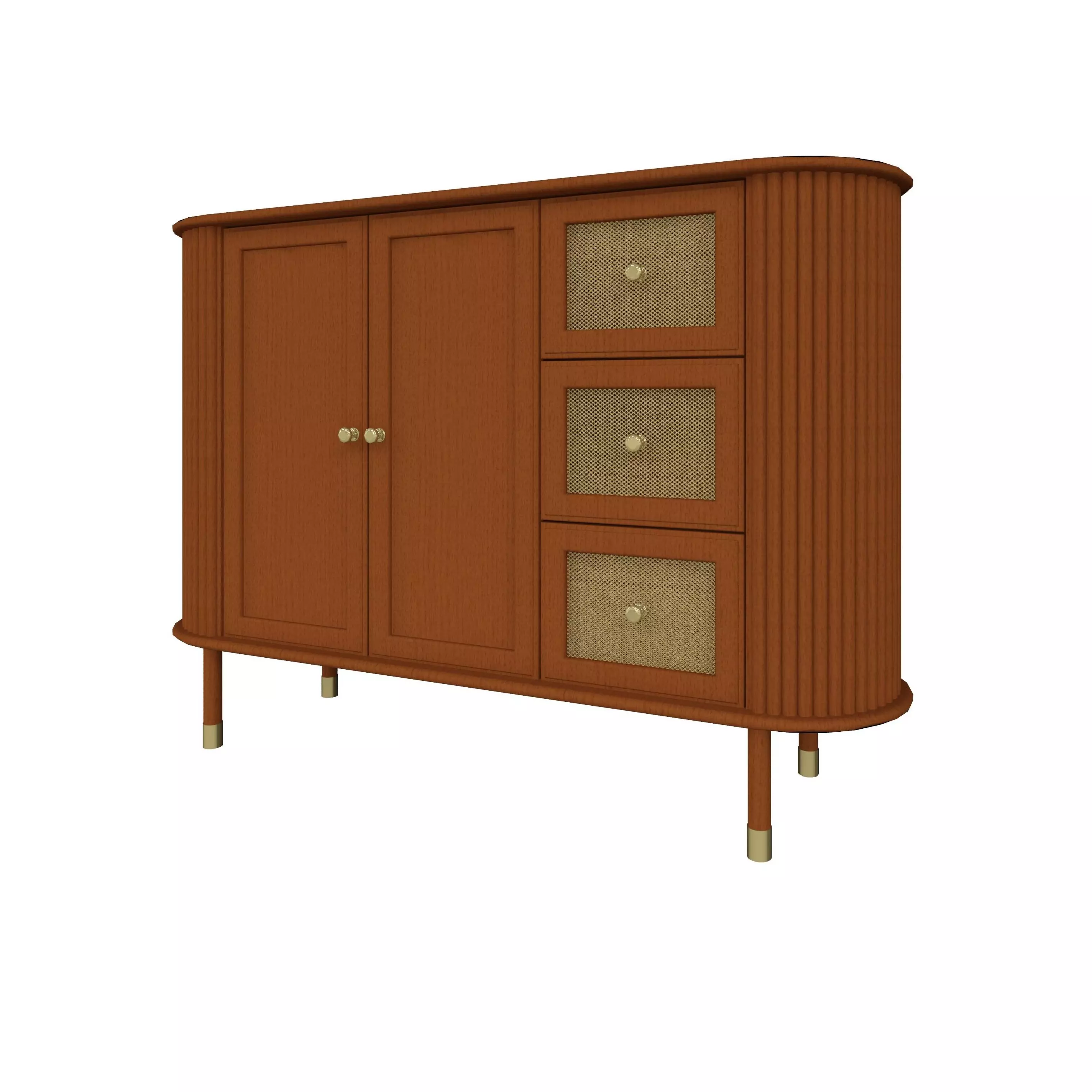 Parametric Sideboard Revit 3D model