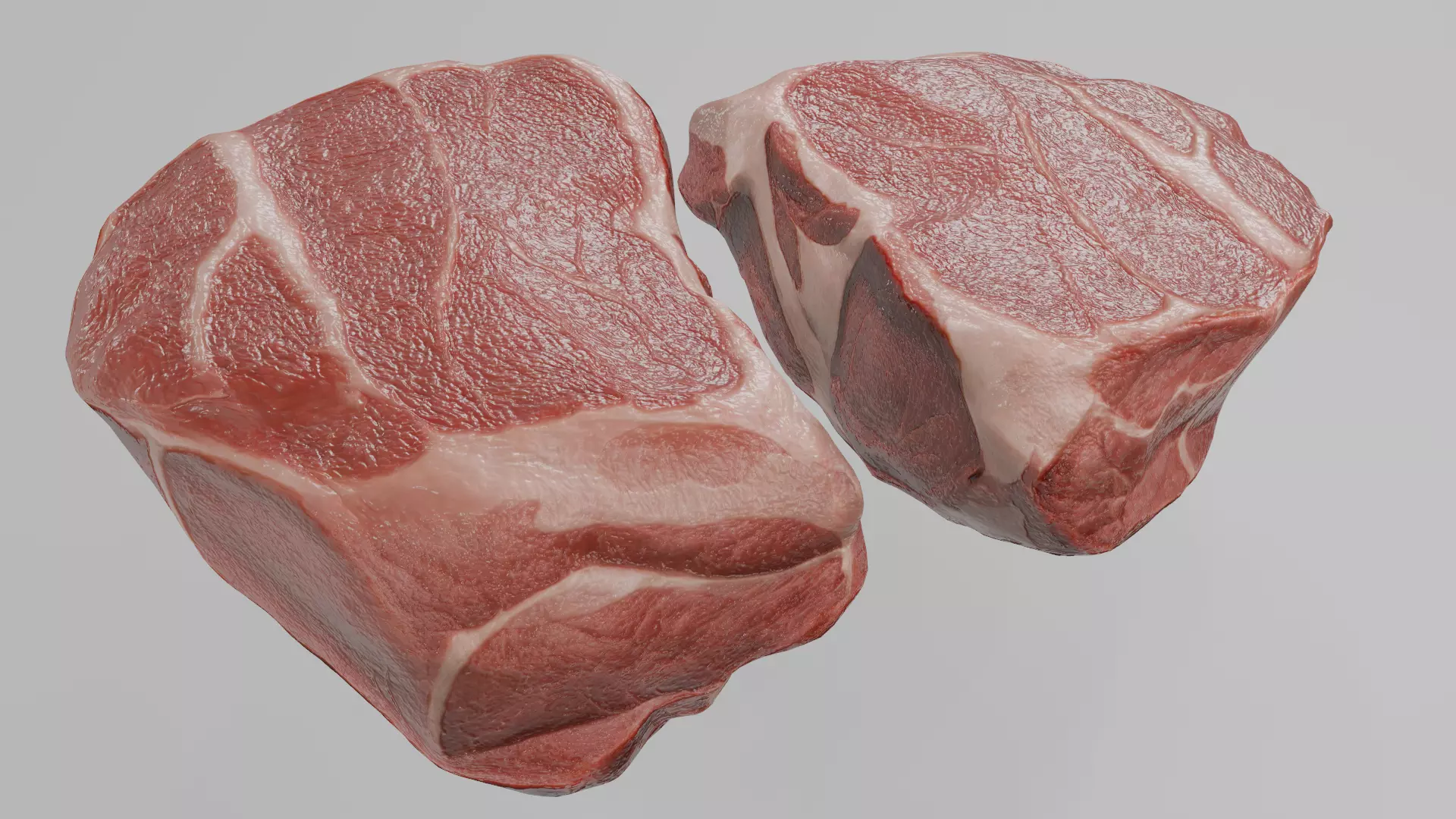 Pork Meat Low Poly Low-poly 3D model
