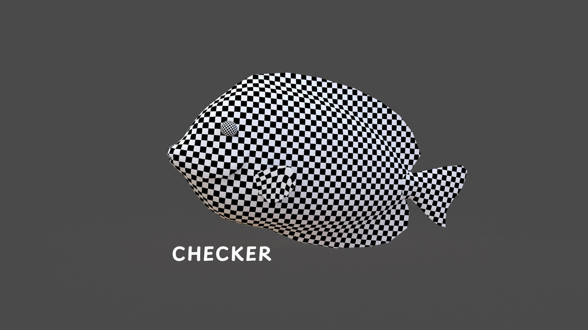 Low-Poly Striped tropical Animated  Low-poly 3D model_12