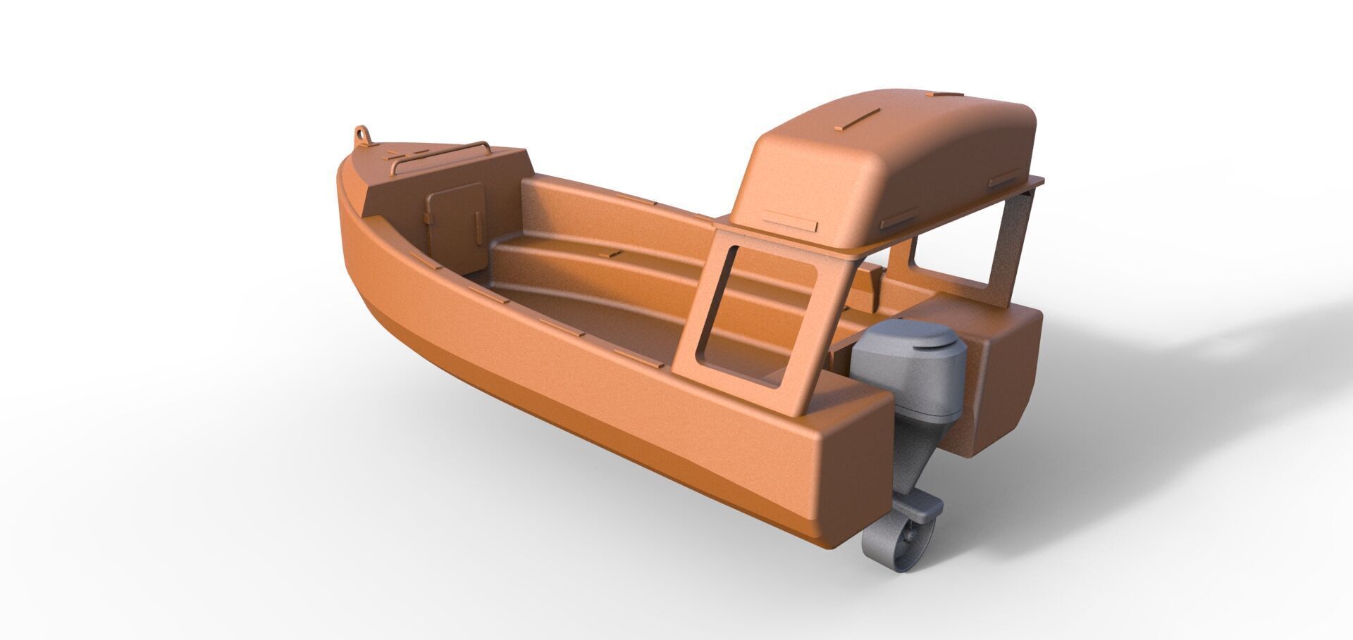 Rescue Boat 3D print model_1