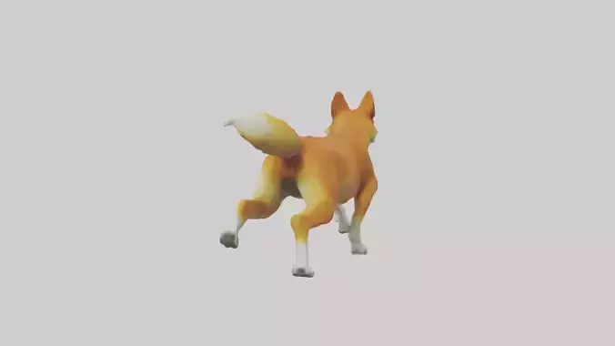Dingo chasing prey model