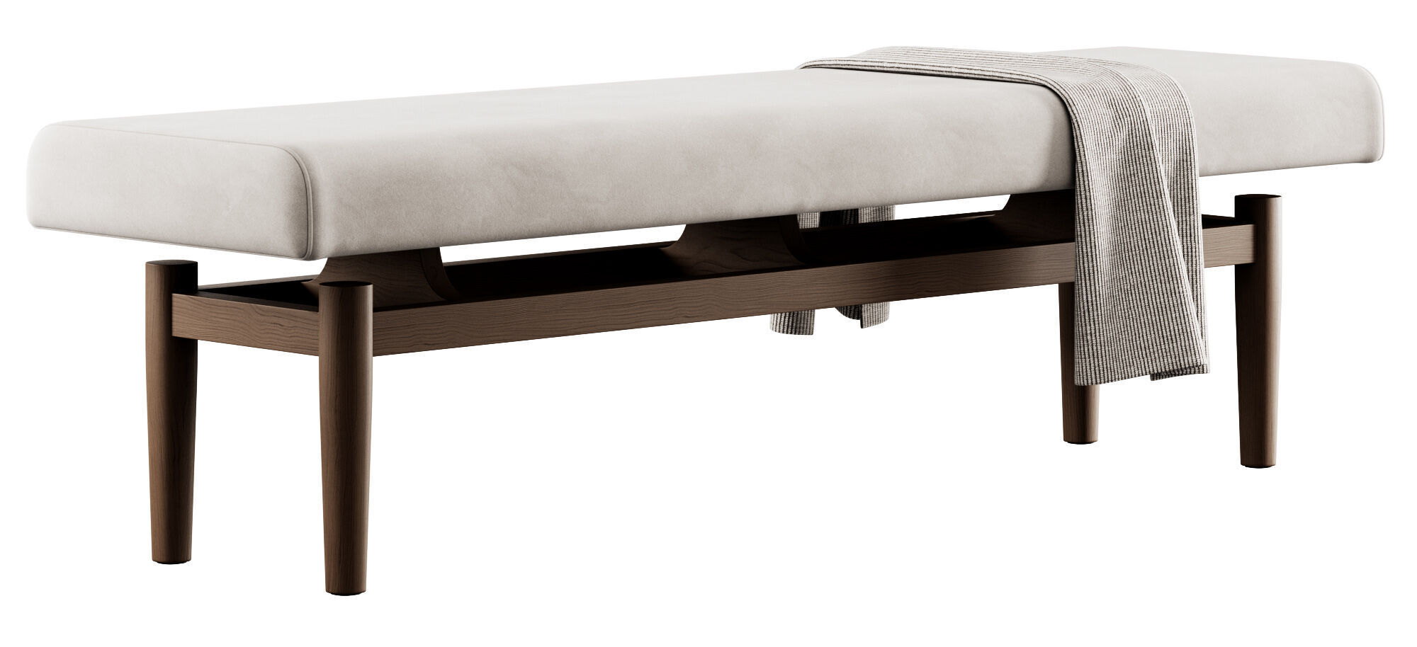 Upholstered Bench By Corcovado Design 3D model_6