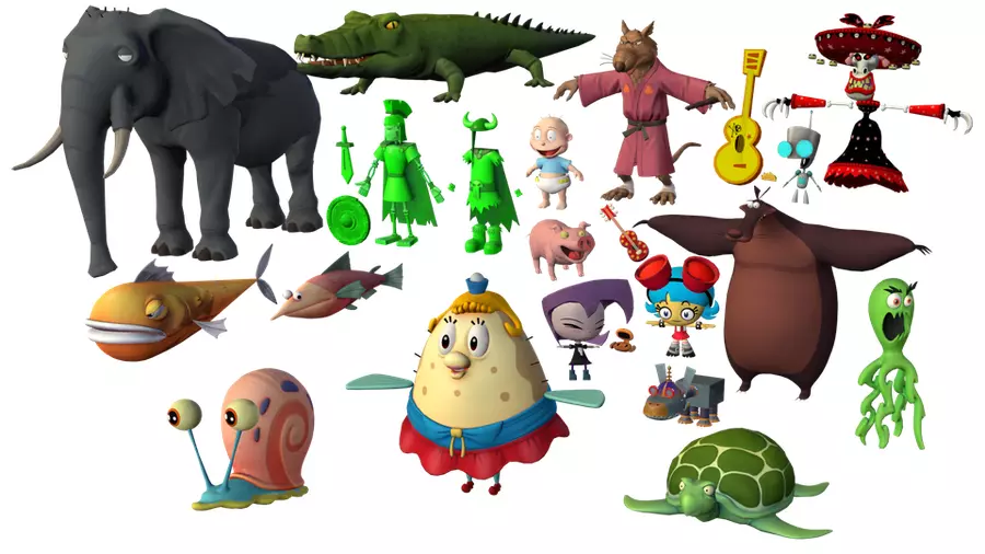 Cartoon Pack Low-poly 3D model_0