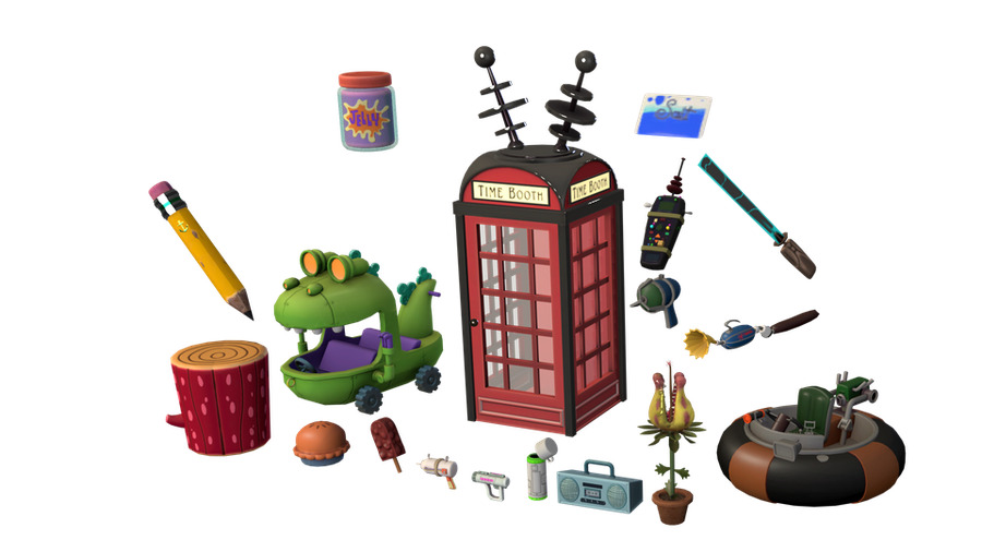 Cartoon Pack Low-poly 3D model_1