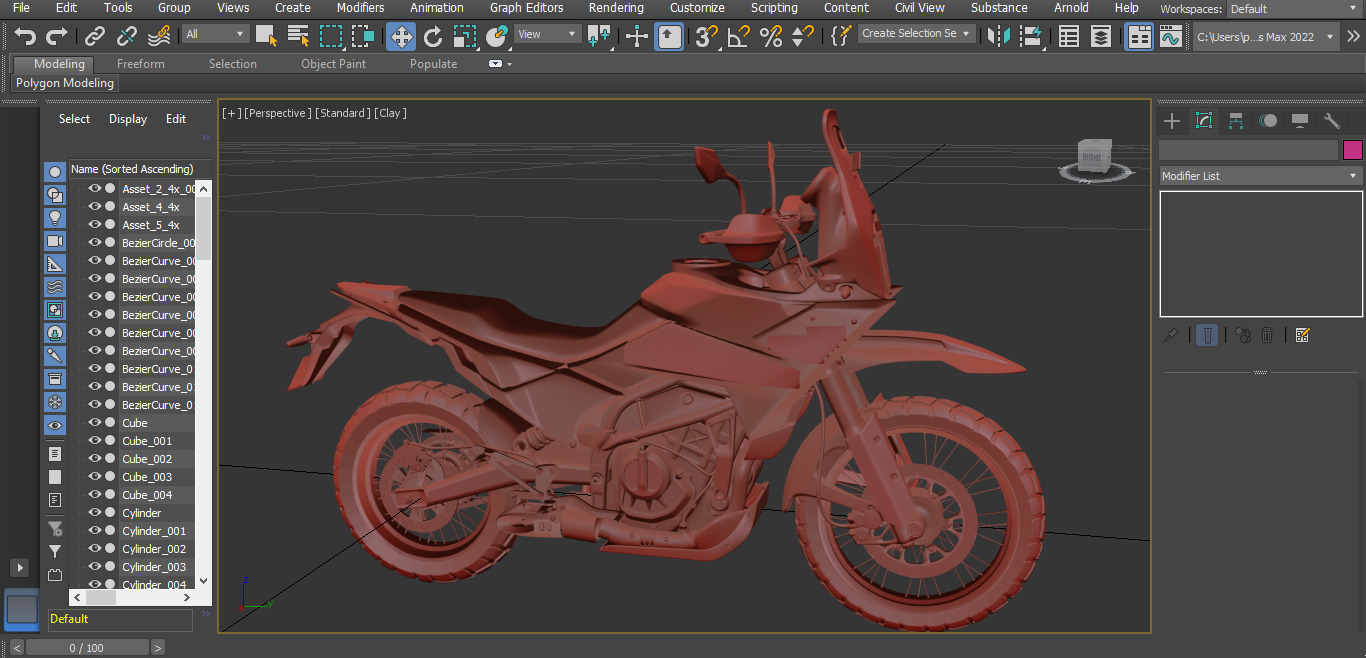 KTM 390 Adventure R Motorcycle 3D model_11