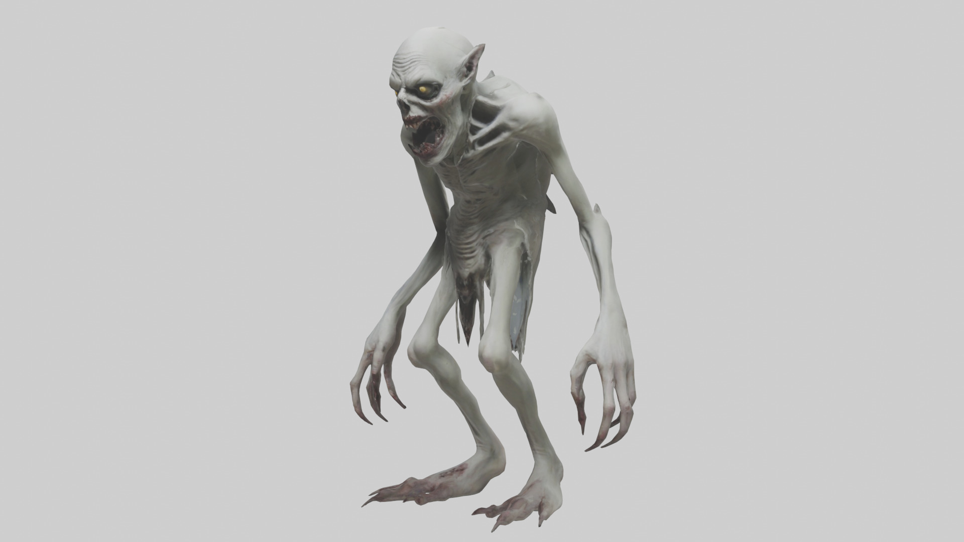 Distorted ghoul model 3D model_8