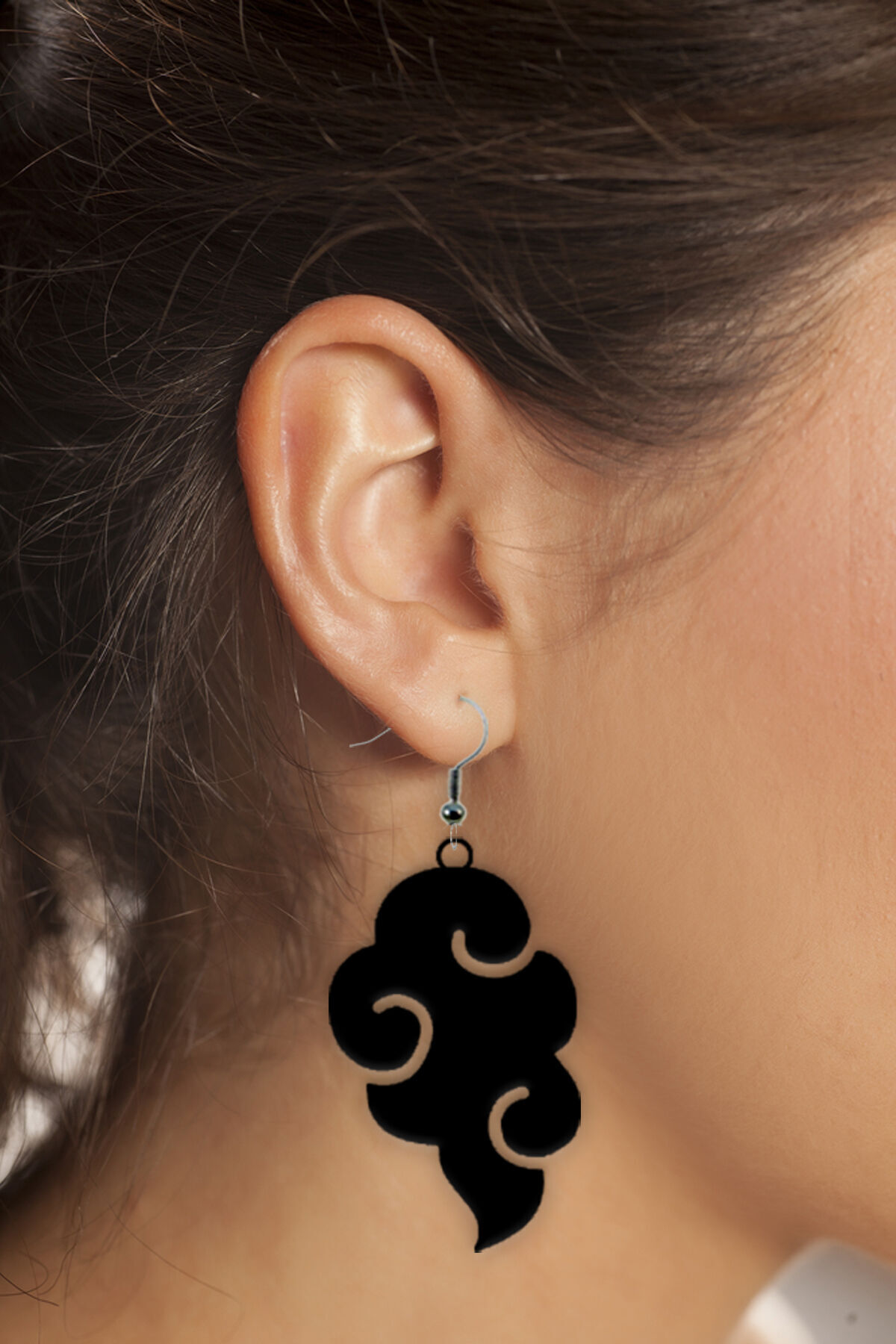 Earrings Modern Minimalist 3D print model_2