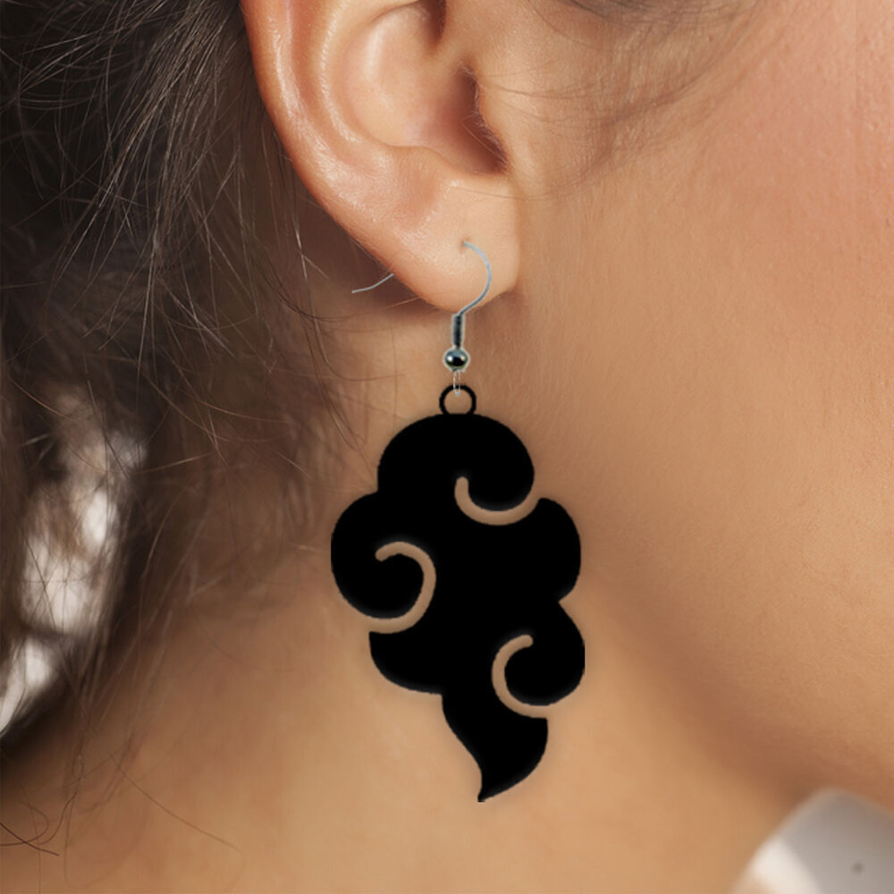 Earrings Modern Minimalist 3D print model_1
