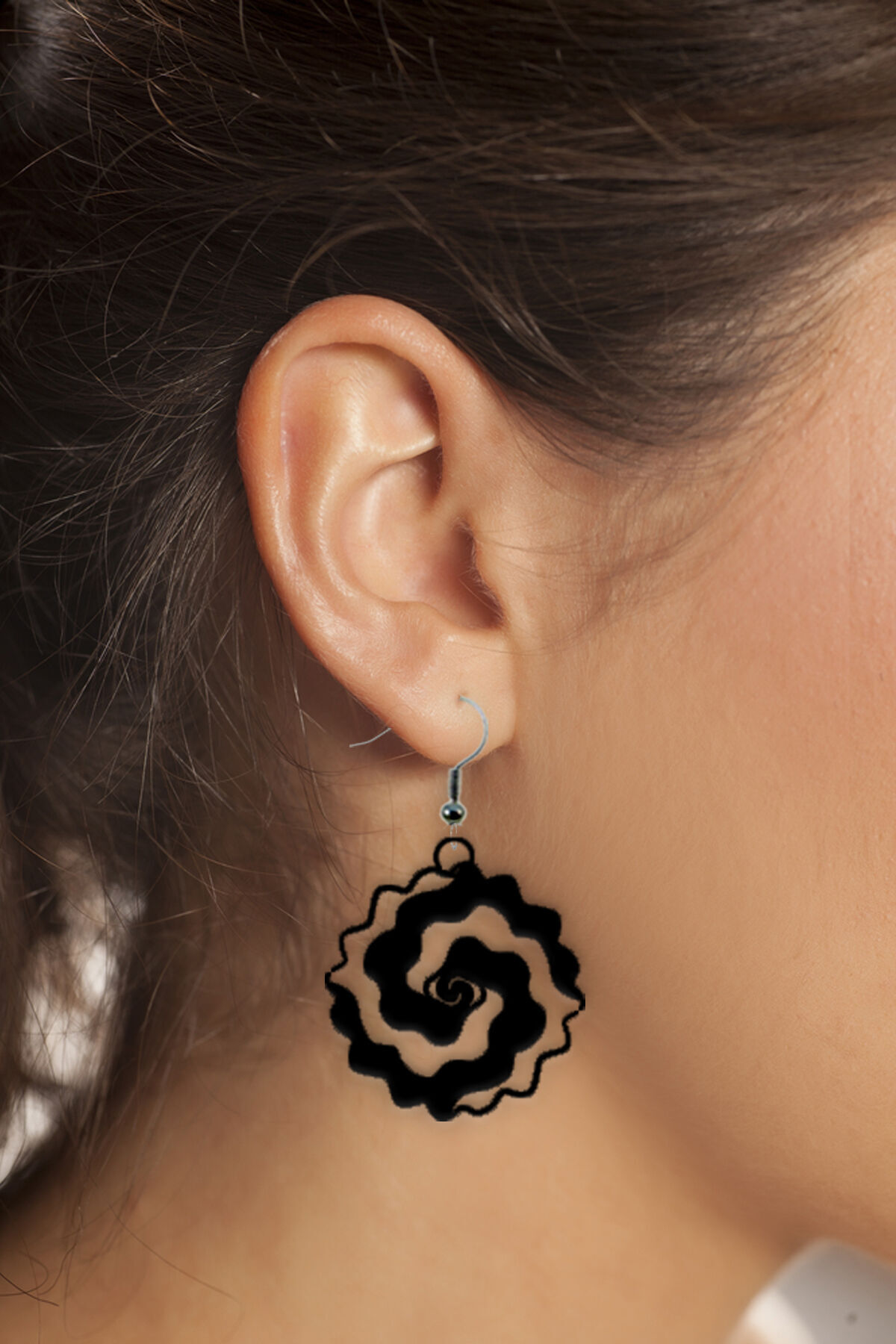 Earrings Modern Minimalist 3D print model_2