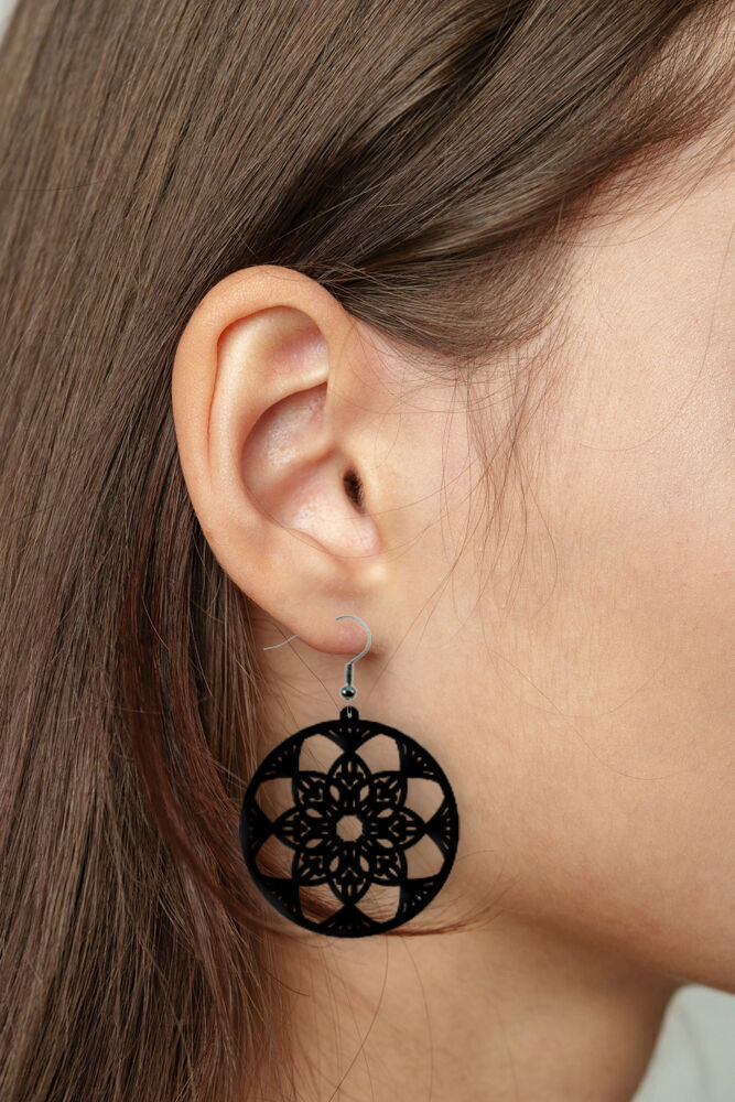 Earrings Modern Minimalist 3D print model_2